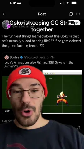 What if Goku was trapped in GG Strive for 100 years #dragonball #guiltygearstrive #fyp #goku #dbz #gokusolos 