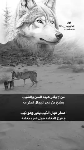من لايقدر هيبت السن والشيب #عباراتكم_الفخمه📿📌 #الذيب #فانزخواطرعين #خواطر_عين #اكسبلورexplore #شعروقصايد #المرجله_تبغاء_لها_واحدآ_ذيب #fyp #fypage  #تصميم_فيديوهات🎶🎤🎬 #ابوالمزن #السعودية #الرياض #سوريا #الشعيطات 
