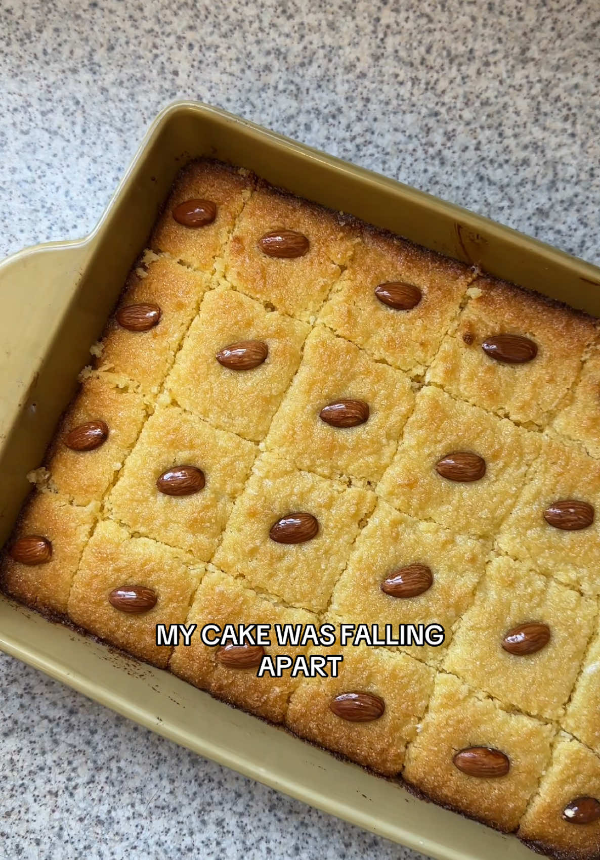 BASBOUSA 🍰 recipe from @Heifa 