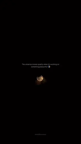 The universe doesn’t rush. It weaves magic in quiet moments, setting everything in place just when you’re ready to receive it🪽 . #manifestations #positive #trustintheuniverse #universe #moon #night #tamilsonglyrics #hope #nature #vibe #aesthetic 