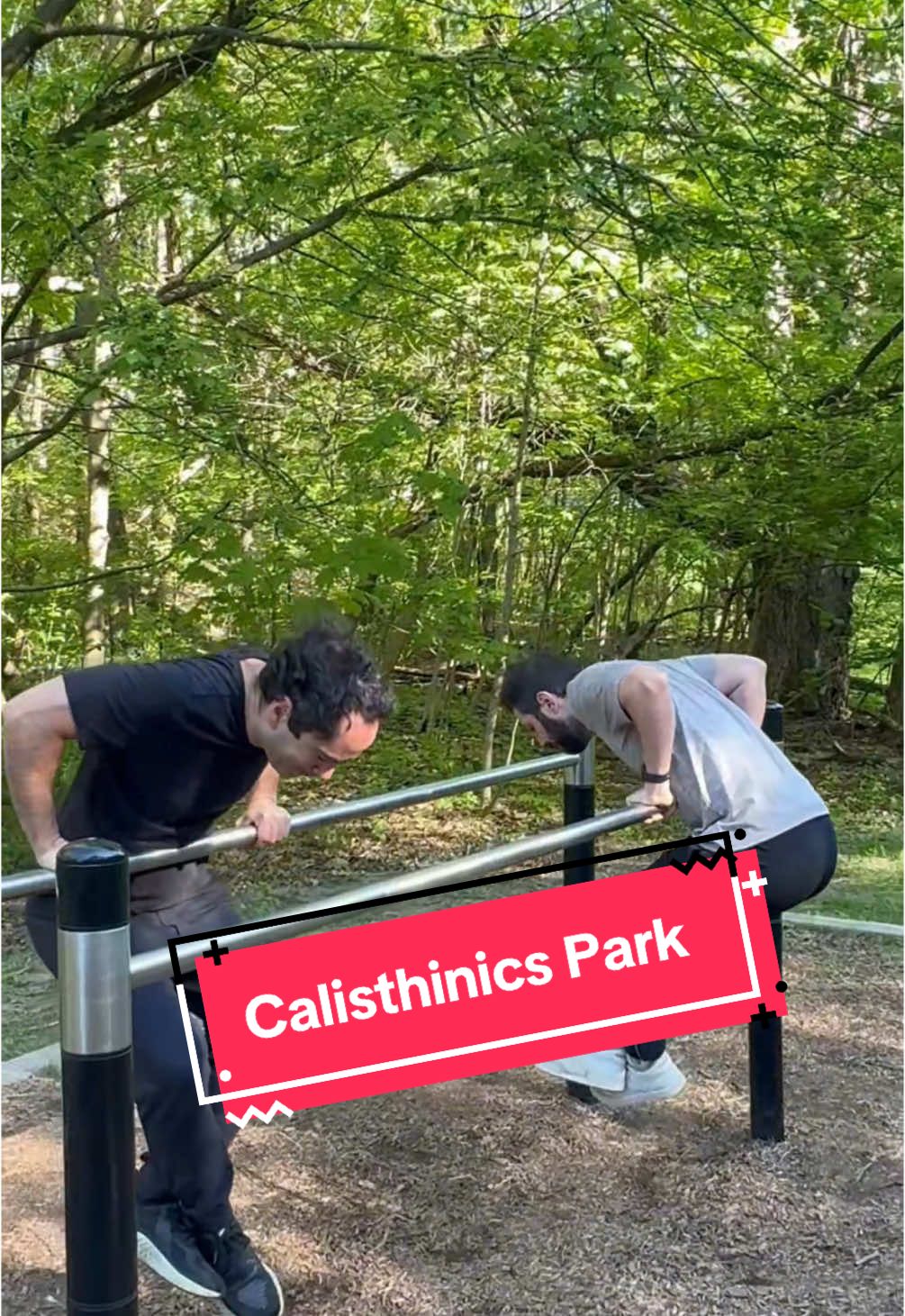 Calisthenics under the sun with Zach and Tamir—vibes were high, energy was bombastic, and the grind was real. Outdoor gains hit different! #personaltrainer #toronto #calisthinics #Fitness #workout 