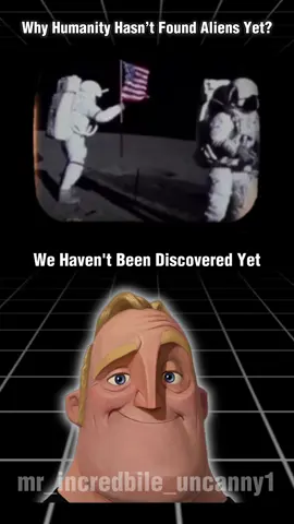 why humaniaty hasn't found alien yet #alien #scary #mrincredible #creppy 