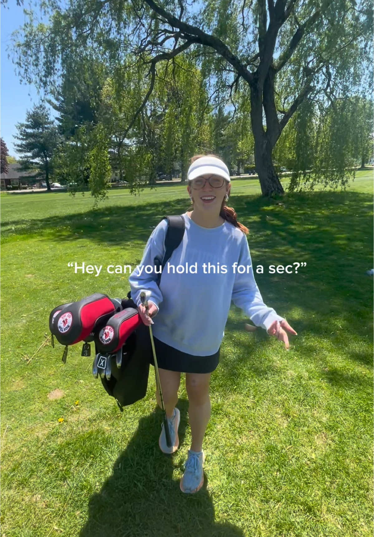 I love having a personal caddy 😇😇 