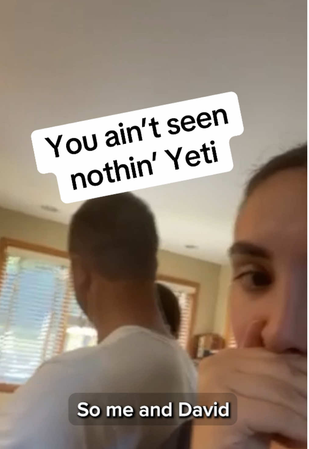 Nothin’ much, what’s cup with you? 🥤#cup #yeti #family #mom #counterspace 🎥: @luciaaddamo