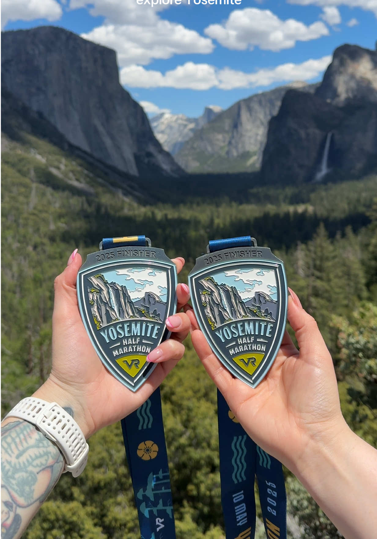 Come run the Yosemite Half Marathon with me! 13.1 done with a PR on a scenic, beautiful course mixed with trail, downhill road & a 5k end around the lake. My favorite half & race by @Vacation Races so far. Slight delays with morning shuttles for this race but otherwise their events are always organized so easy & their post-race goodie boxes are the best 🫶 #run #Running #runningtips #runningmotivation #yosemite #yosemitenationalpark #nationalpark #halfmarathon #halfmarathontraining #halfmarathonraceday 