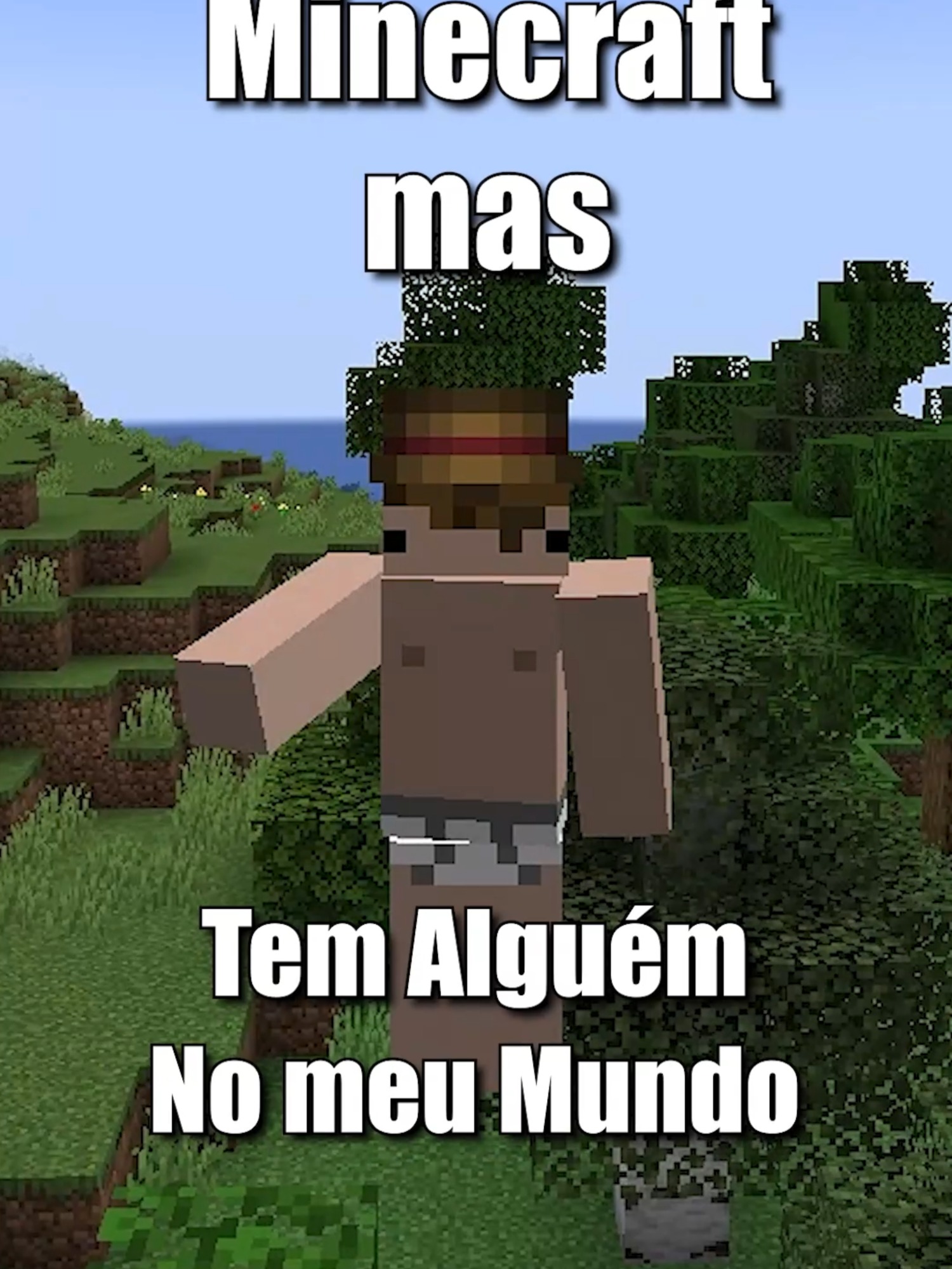 Minecraft mas tem alguém no meu mundo #Minecraft #fyp