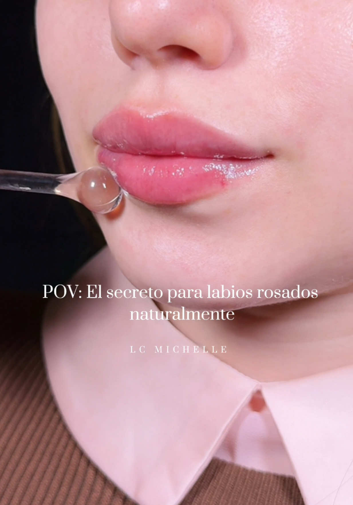 🍓El secreto para labios rosas naturalmente 🍒 #tipsdebelleza #rutinadebelleza #lcmichelle #secretosdebelleza #beautyroutine 