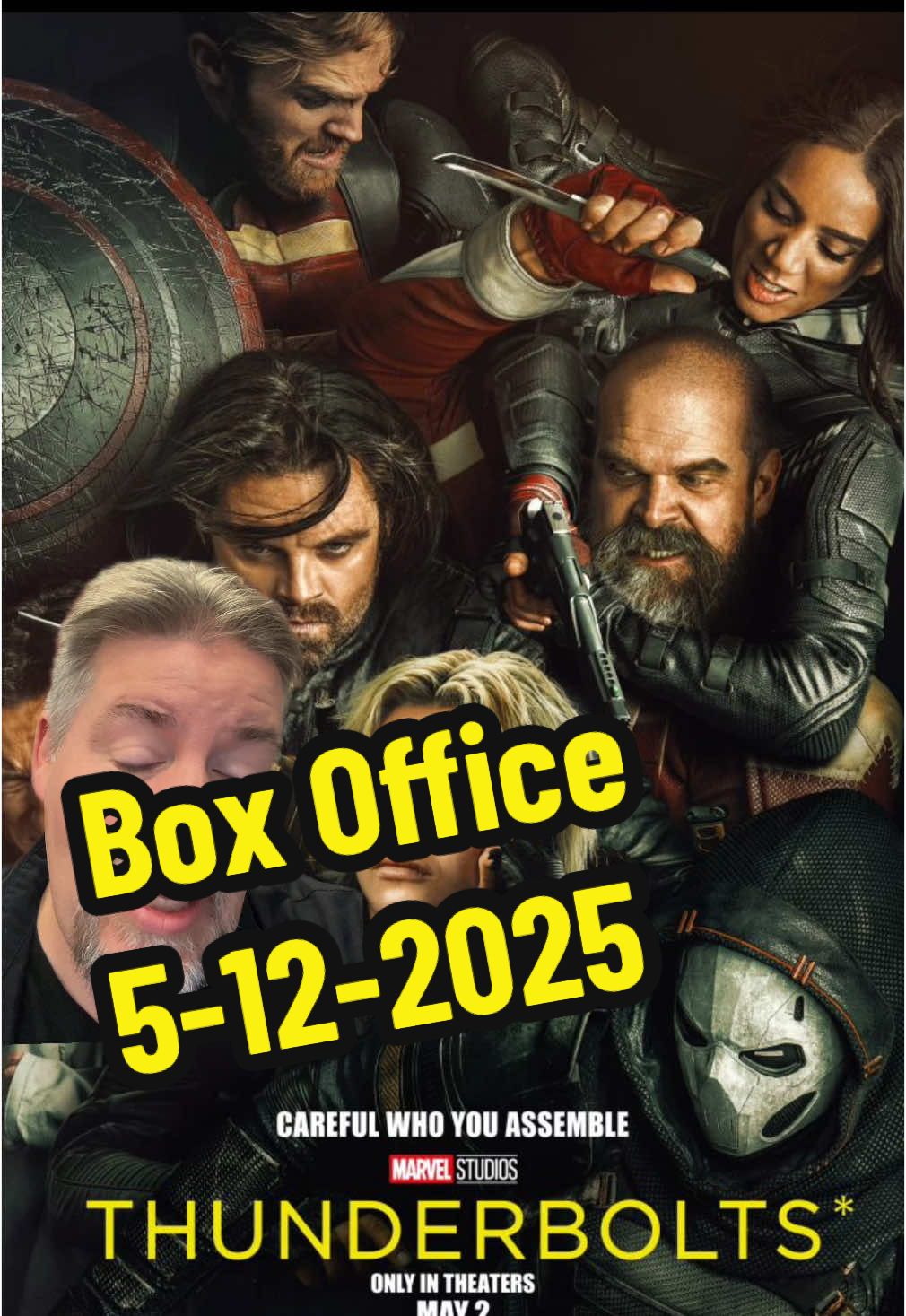 #boxofficemonday 5-12-2025 #thunderbolts #sinners #aminecraftmovie #theaccountant2 #clowninacornfield #top5 #boxoffice #moviefacts #thenewavengers #fatmoviedad 