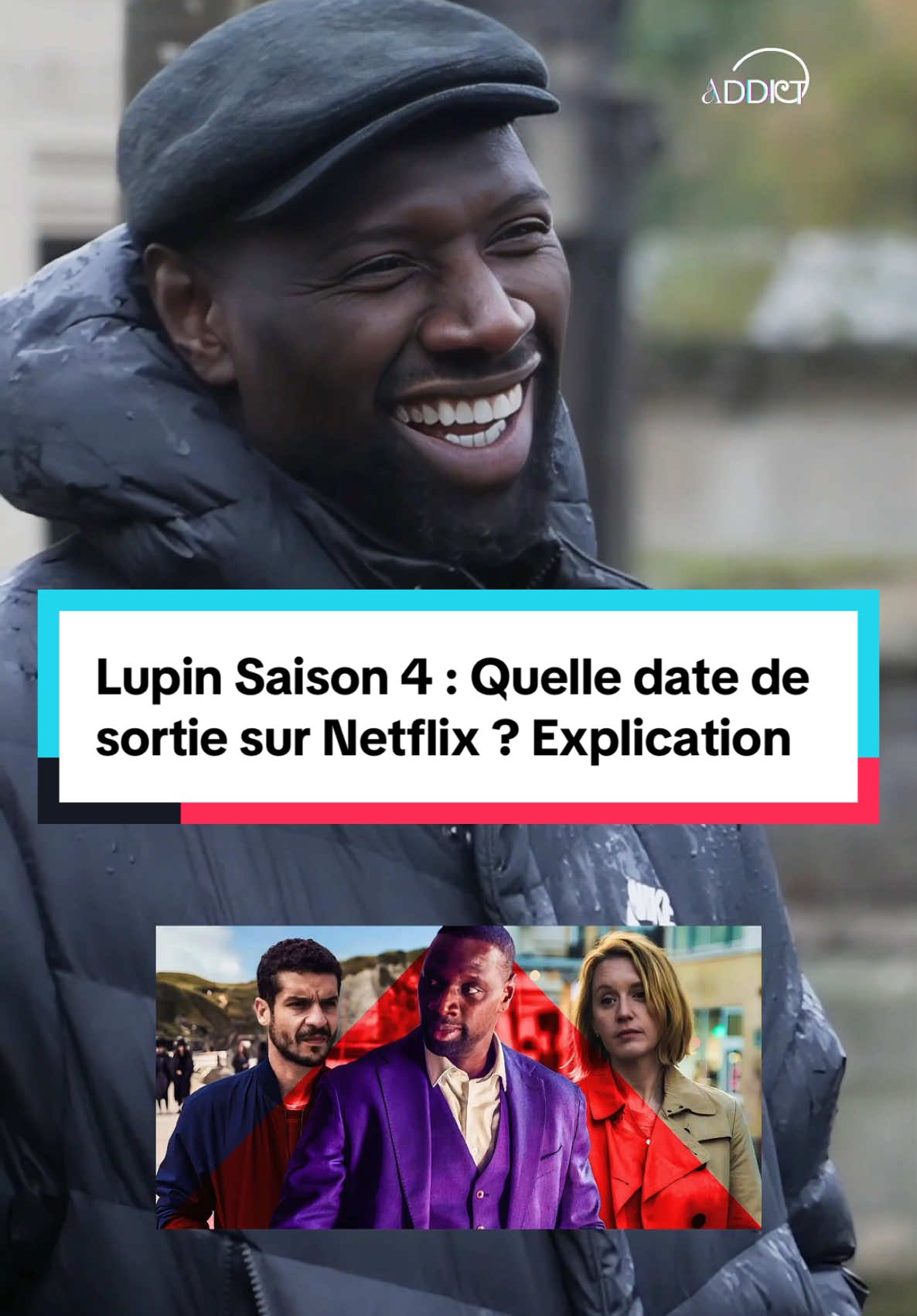 Lupin Saison 4 : Quelle date de sortie sur Netflix alors que le tournage a commencé depuis le début du mois de mai 2025. La plateforme de streaming a enfin confirmé la partie 4 de Lupin ce qui signifie qu’Assane va devoir s’évader de prison étant donné qu’il s’était rendu à la police à la fin de la saison 3. #lupin #omarsy #netflix #shirinebouttela #assanediop 