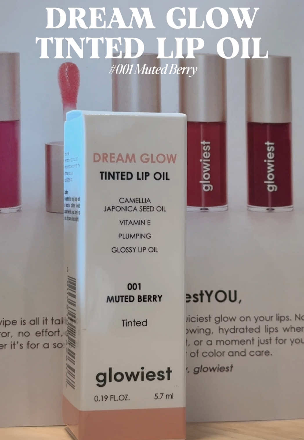 💋💄Ever tried a lip oil that makes you feel like you’re walking through a dreamy glow filter? That’s exactly what glowiest Dream Glow Tinted Lip Oil does for me. It’s the perfect balance of hydration, shine, and a hint of color that makes your lips look like velvet glass. Non-sticky, juicy, and totally addictive. This is your sign to enter your lip glow era. @glowiest #glowiest #glowiestYOU #DreamGlow #DreamGlowTintedLipOil #LipOil #LipCare #SwipeandGlow #OneSwipeIsAllItTakes