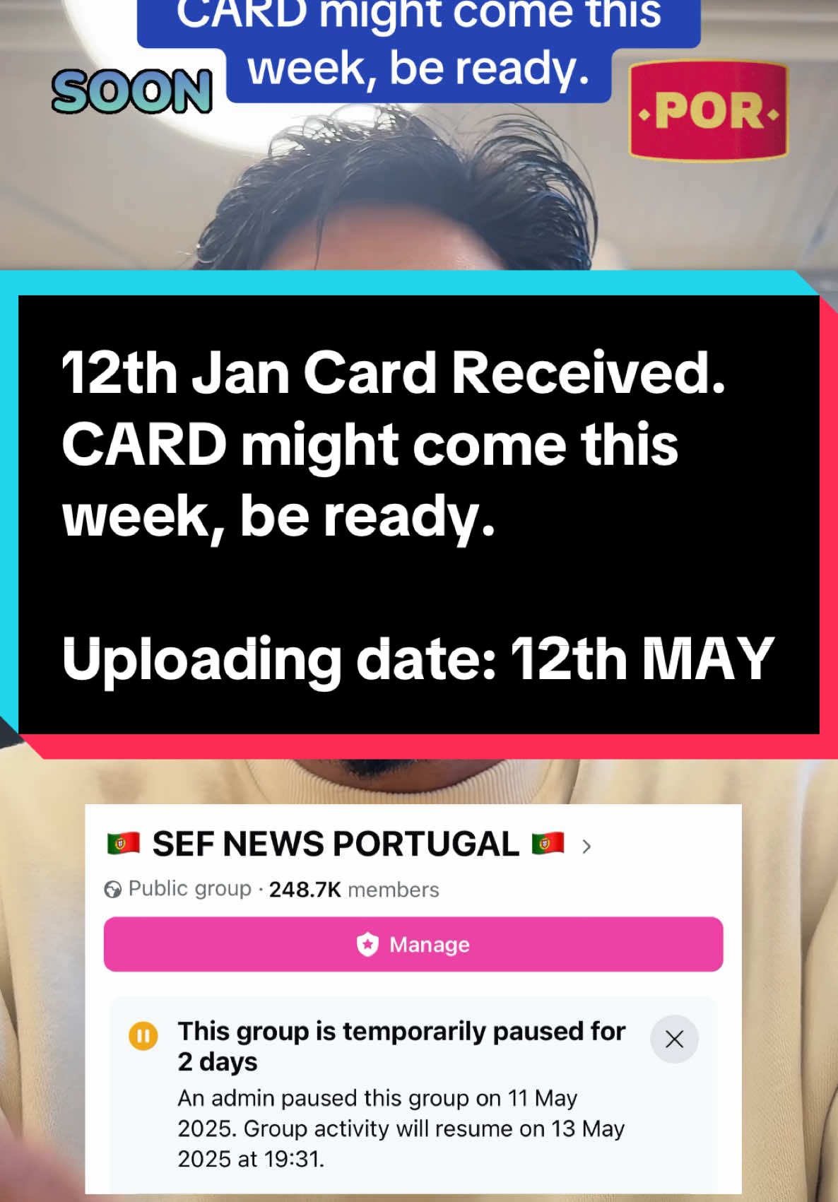 12th Jan Card Received today.. CARD might come this  week, be ready. #foryou #portugal🇵🇹 #aima #cardreceived #pcc #pccbypost #mahatmagandhi #falta #indianembassy #aimaupdate #portugalnews #aimanewsportugal #residentpermit #trc #highlight #travelwithzaby 
