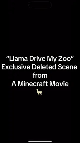 Deleted scene from #aminecraftmovie #dawn #daniellebrooks #warnerbros #legendary #Minecraft #jackblack #jasonmomoa #viral #llamadrivemyzoo #musicvideo @Warner Bros. 