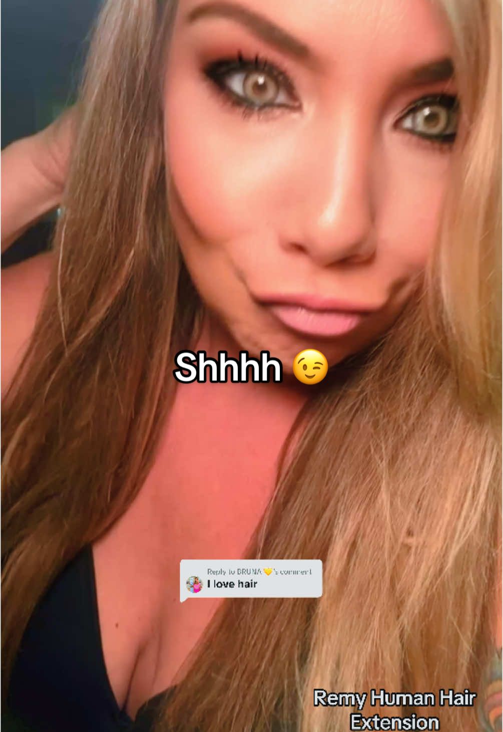 Replying to @BRUNA 💛 great hair extensions #humanhairextension #remyhair #remyhairextensions #clipinhumanhair #clipinhairextensions #clipinhumanhair #clipinhair #halfwig #clipins #hairtok #tiktokshopmemorialday 
