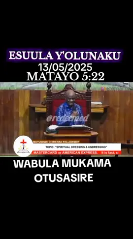 ESUULA YA'LEERO #Esuulayolunaku #ugandatiktok🇺🇬 #pastortommugerwa #mutundwechristianfellowship 