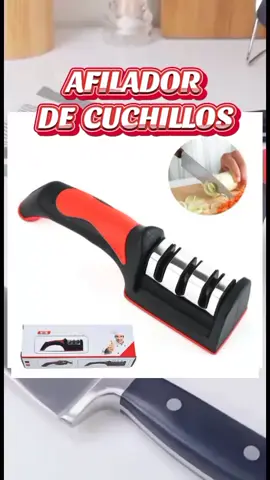 Afilador de cuchillos👩‍🍳👨‍🍳 $3.00🔪🔪 ✅Mantén tus cuchillos afilados como un chef profesional ✅Simplemente coloca la hoja desafilada en la ranura de afilado y tira hacia atrás 5 – 8 veces hasta que tu cuchillo esté lo suficientemente afilado. ✅Es muy fácil de utilizar, ya que se mantiene estable en la superficie donde lo coloques. Cuenta con un mango ergonómico para que lo sujetes firmemente mientras afilas tus cuchillos. ✅Material: Acero Inoxidable. 📍Visítanos en la Av. Paseo de los Cañaris 29-18 y Hurtado de Mendoza.  📞WhatsApp: 0999294793 #emprendimiento #ecuador #cuenca #dekistore🛍 #parati #fyp