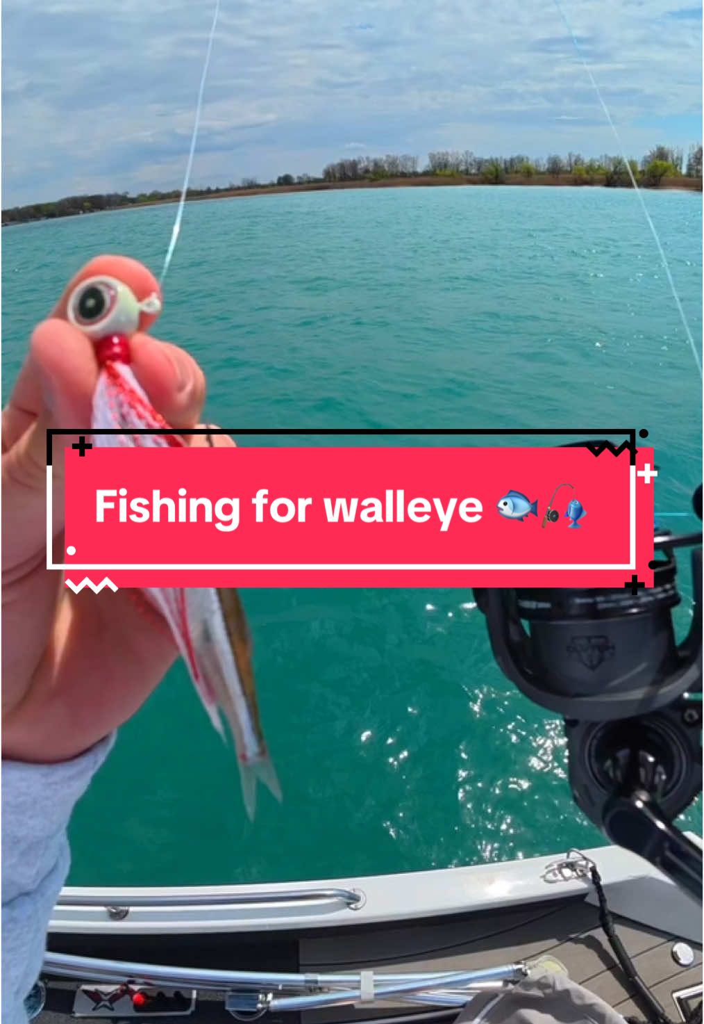 I Fished for WALLEYE 🐟🎣 #fishing #fishingvideos #capcut 