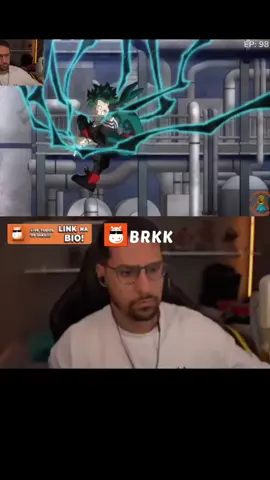brkk assistindo Boku no hero  #brkk #react #Anime #foruyou #brkklive #deku #bokunohero #myheroacadamia #midoriya #bakugo #todoroki 