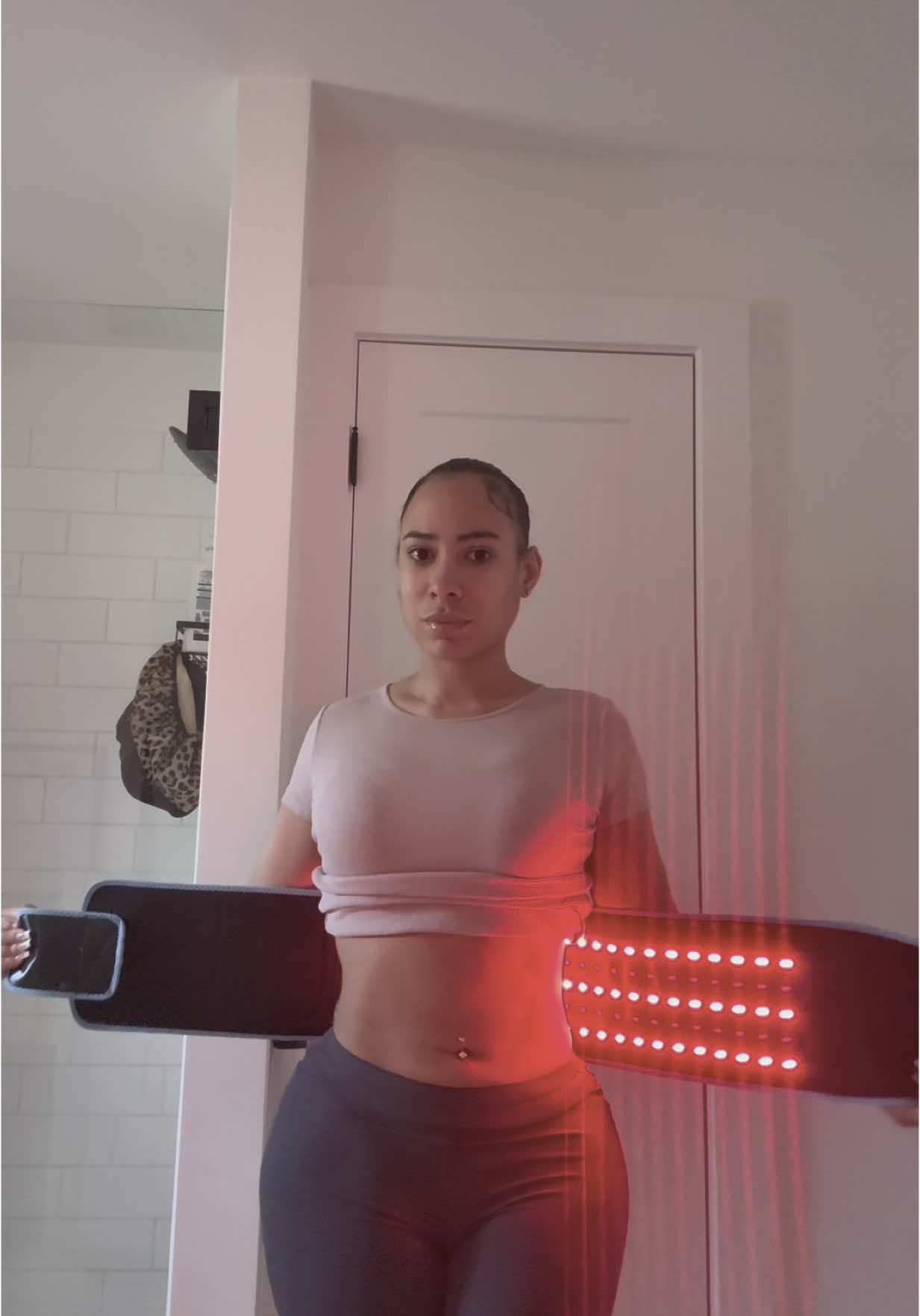Another Amazon pick up 9/10. Red light therapy belt! #amazonfinds #fyp #skintherapy #waistband 