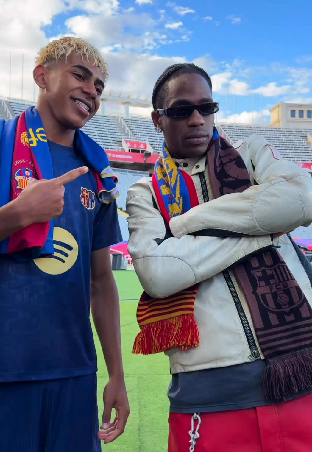 ❤️‍🔥🍿 Barça x Spotify x Travis Scott: A weekend to remember @Spotify @Travis Scott 🌵 #fcbarcelona #barçaontiktok #ElClasico 