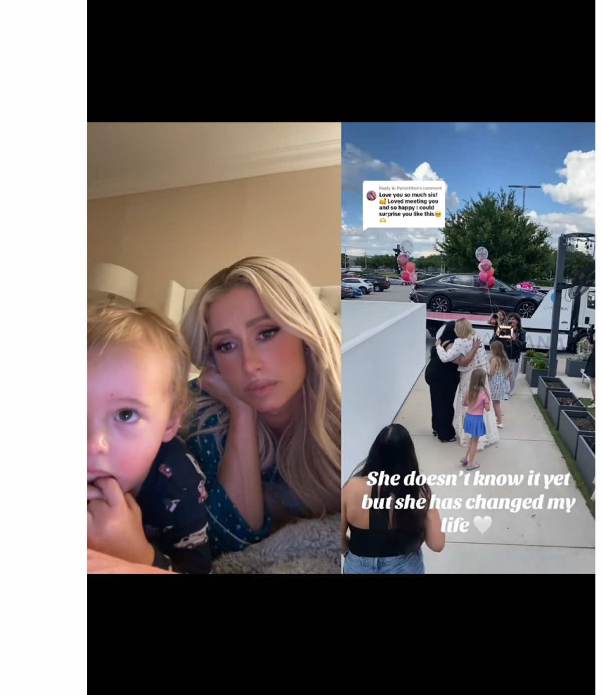 #duet with @Bibiana Gonzalez #parishilton  🥹🥲 I will never forget this moment and cherish the memory forever🥹 Love you forever sis💗🫶