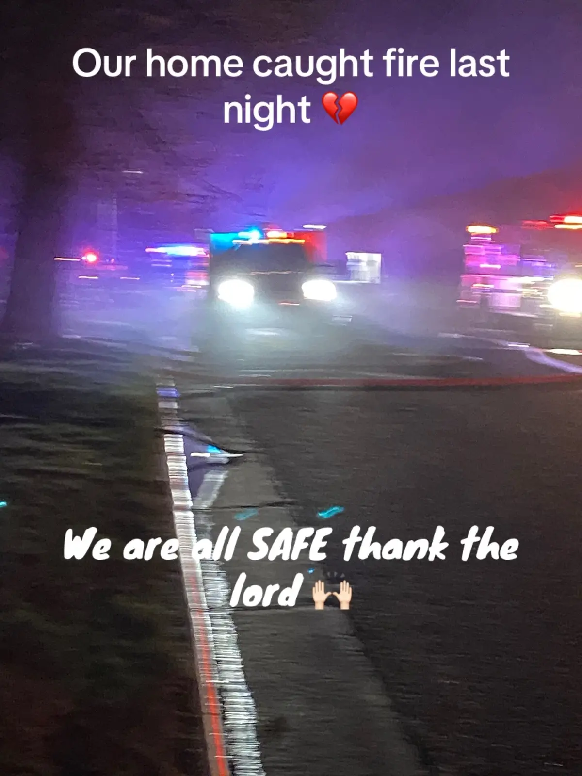 Thanking the heavens above for keeping us safe 🙏❤️