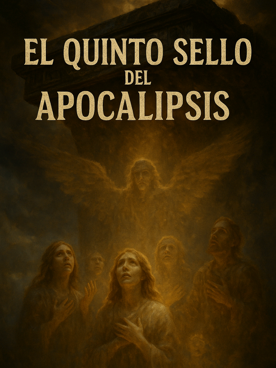 El Quinto Sello del Apocalipsis.  Hay momentos en los que el cielo no ruge… solo guarda silencio. Y en ese silencio… algo se rompe. En lo más alto, donde el ojo humano no alcanza, un sello antiguo—el quinto de siete—se ha quebrado. No hubo rayos. No hubo fuego. Solo una grieta invisible en el orden divino. Debajo de un altar que no puede verse, oculto entre la luz y la eternidad, las almas de los que murieron por la verdad… despiertan. No buscan venganza. No suplican piedad. Solo preguntan: ¿Hasta cuándo? Esta no es una historia de héroes. Es una historia de espera. De promesas suspendidas en el tiempo. De espíritus vestidos con túnicas blancas, esperando una respuesta… y el cumplimiento de una justicia que aún no llega. Hoy… te contaré qué ocurrió cuando el quinto sello fue roto. Y lo que todavía sigue ocurriendo… en lo alto del cielo, donde las almas siguen esperando.#parati #fypシ #fyp  #Apocalipsis #biblia #horror  #paranormal #leyendasurbanas #creepypasta #fantasmas #historiasdemiedo 