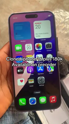 Cloned iphone 16 plus 180k available on preorder #iphone #iphonetricks #smartphone #gadget #iphone16plus #iphone15promax #iphone16promax #unboxings #unboxingvideo #techtips #millionviews #500views #relatable #fypシ゚ #cruise #fnbgadgets #mysound 