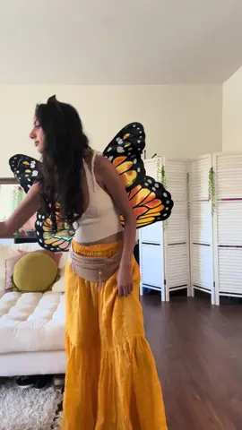 Moooo 🍵🦋 do you think it tastes like grass or do you think it tastes like magic? #fitcheck #characterperformerlife #matcha 