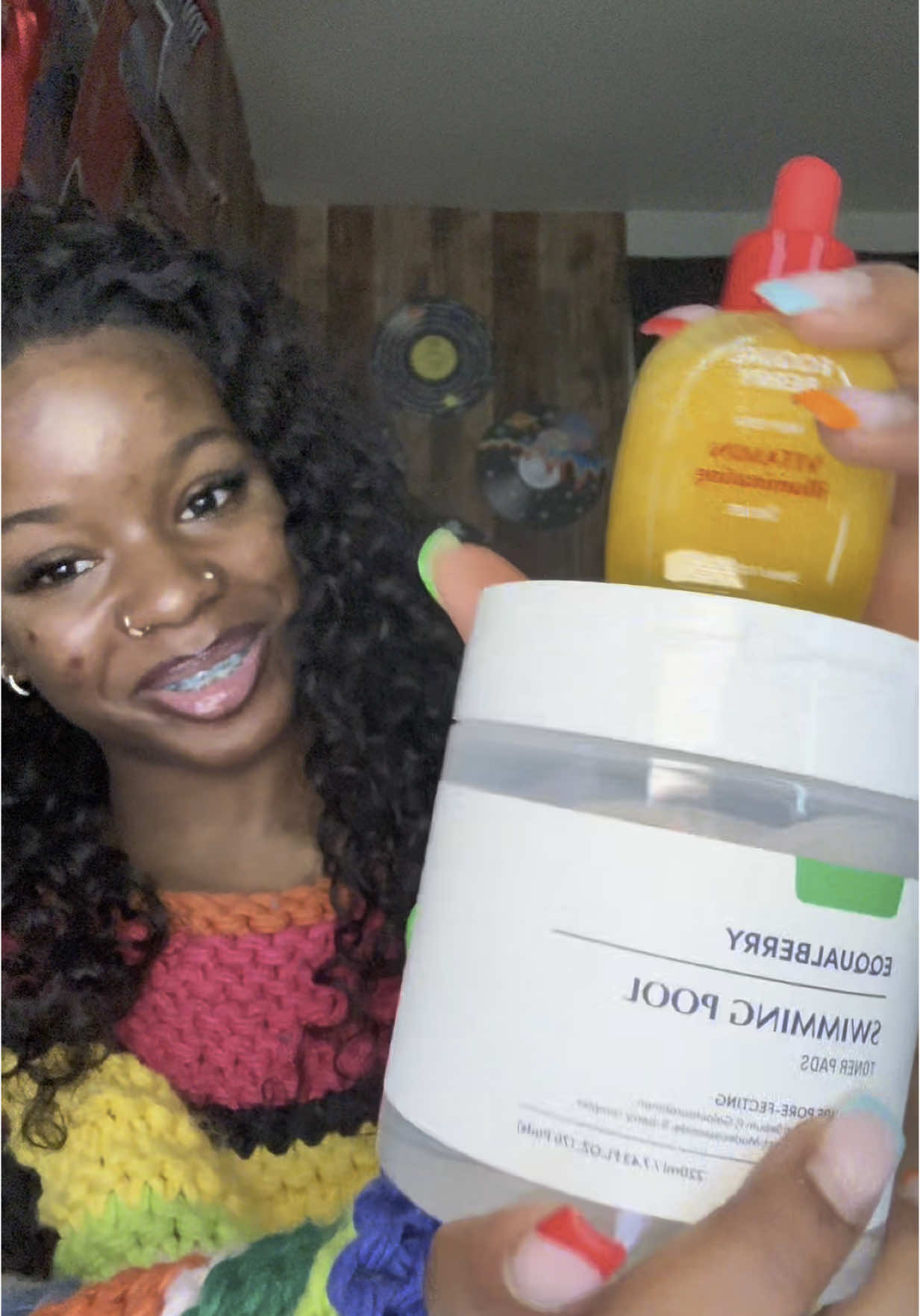 this combo 🔥 dark spots GONE! @Eqqualberry #acne #darkspots #darspotserum #fyp #hyperpigmentation #skintok #satisfying #eqqualberry #eqqualberryswimmingpooltoner #clearskin 