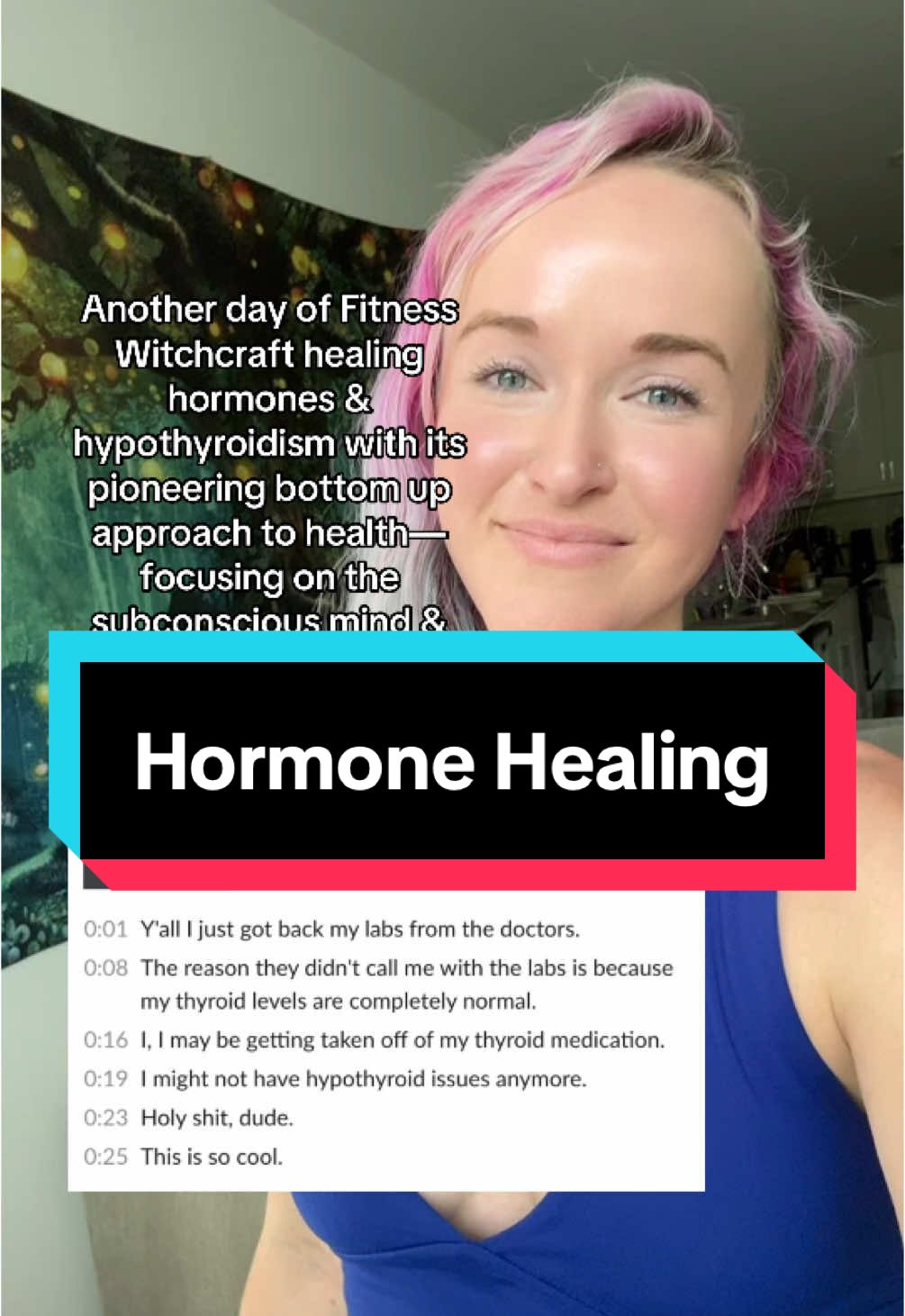 #spiritualhealth #thyroidhealth #healinghormones #witchtok #witchesoftiktok #fitnesswitch #healthjourney 
