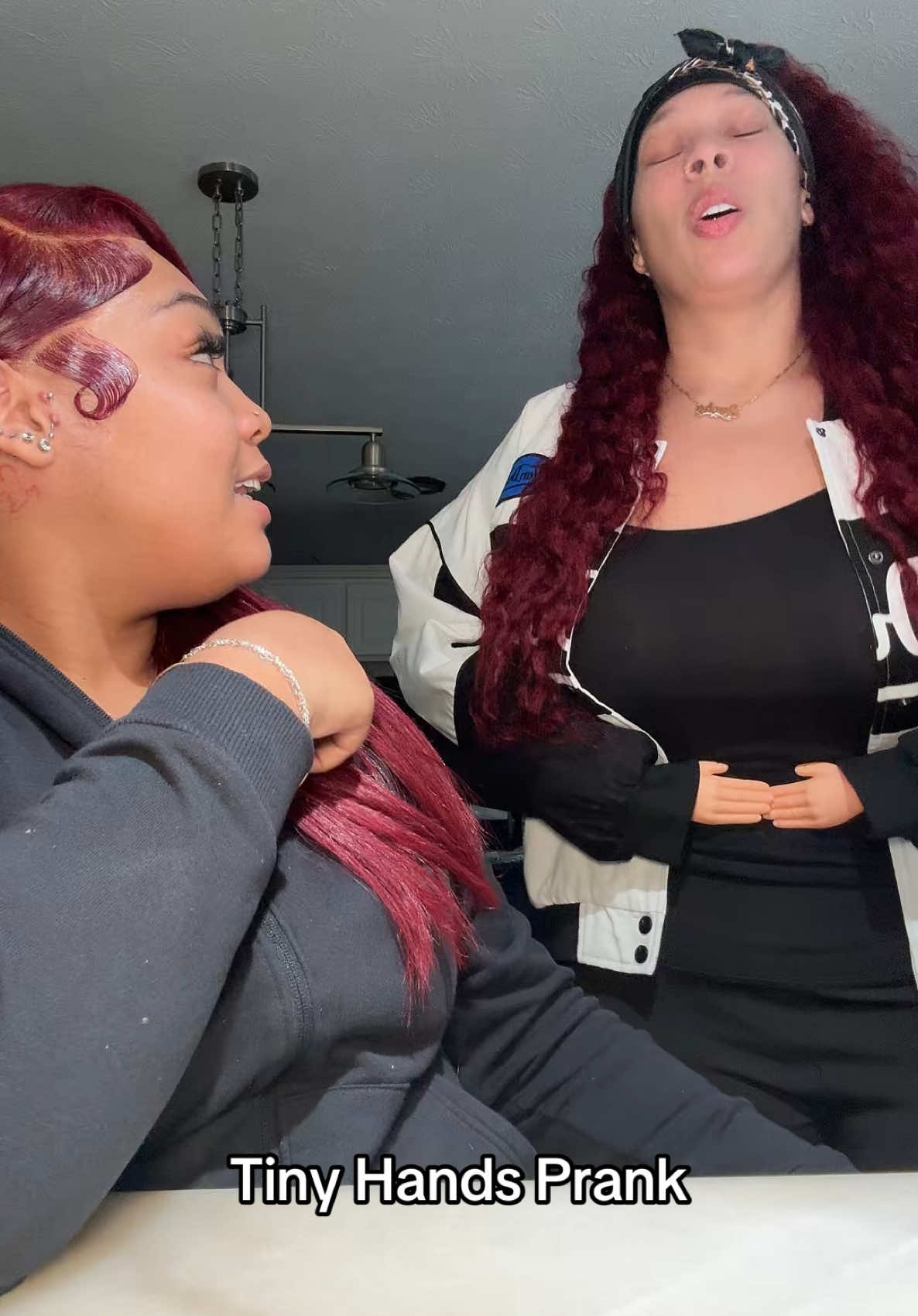 Tiny hands prank😂🤣😂🤣😂🤣 I’m taking these everywhere now😭 • #_sacha_fierce