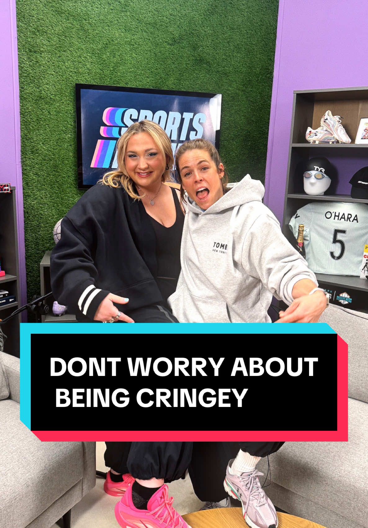 Cringe only exists if you let it!!! #womenssports #workinsports 