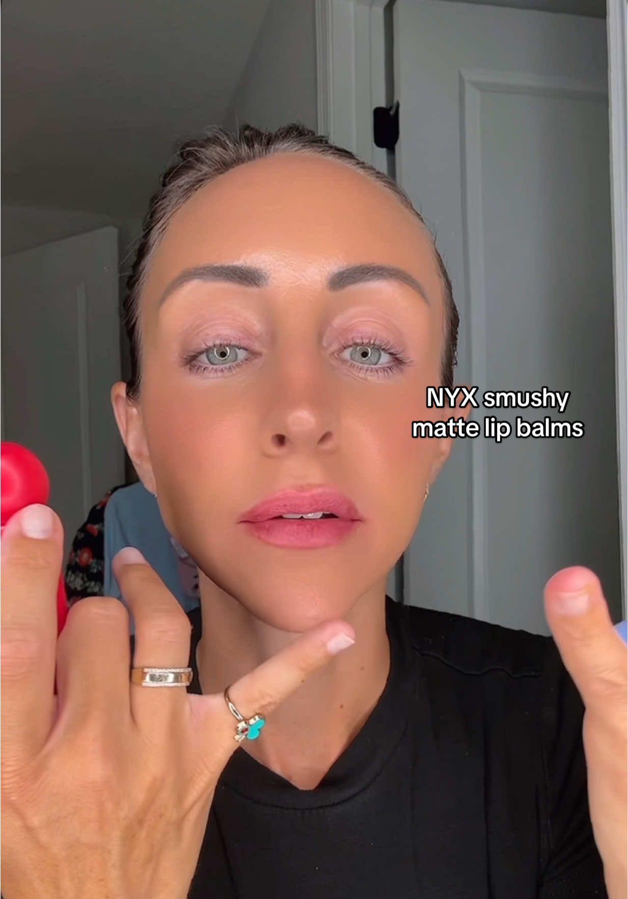 Replying to @MonetizingMommaof3 for a more natural* look to these nyx smushy matte lip balms try this 🫢 I loveeee how subtle these colors can be but they still pop  #nyxcosmeticspartner #nyxcosmetics #smushy #smushylipbalm #nyxsmushy #mattelip #mattelipbalm #tintedlipbalm #flavoredlipbalm #affordablemakeup #beautydeals #tiktokshopnewarrivals #ttsbeautybesties #ttsbeautybesties   #tiktokshopcreatorpicks #tiktokshoprestock #tiktokshopmothersday 