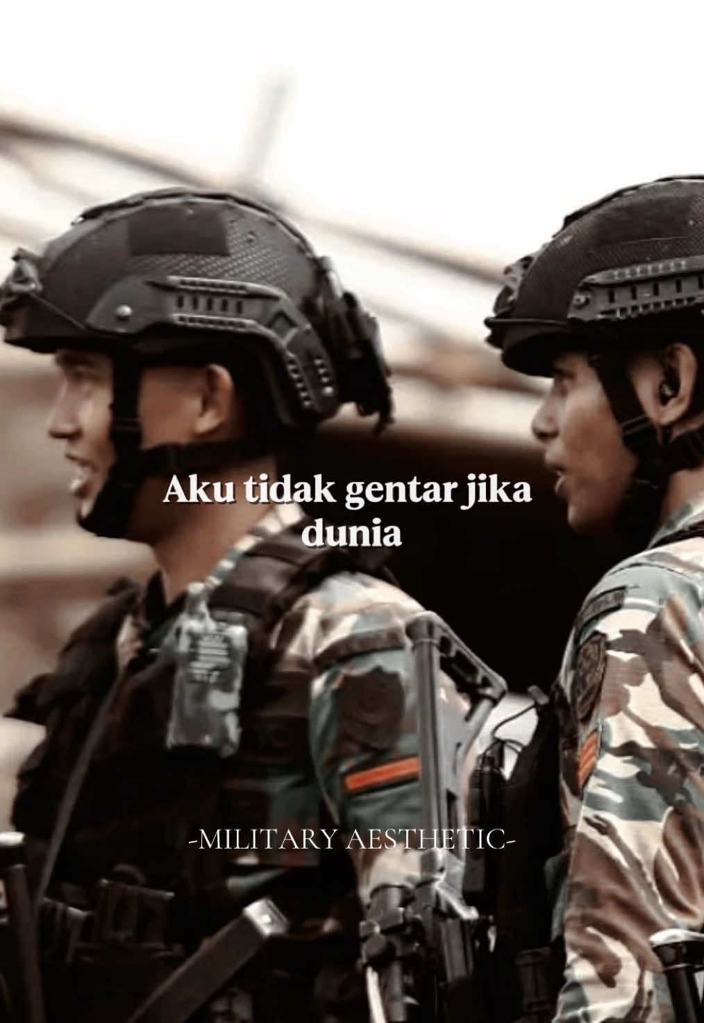 #tniindonesia🇮🇩 #fyp #xyzbca #quotes #militaryaesthetic Photo By : Ometh_Pensiliwangi