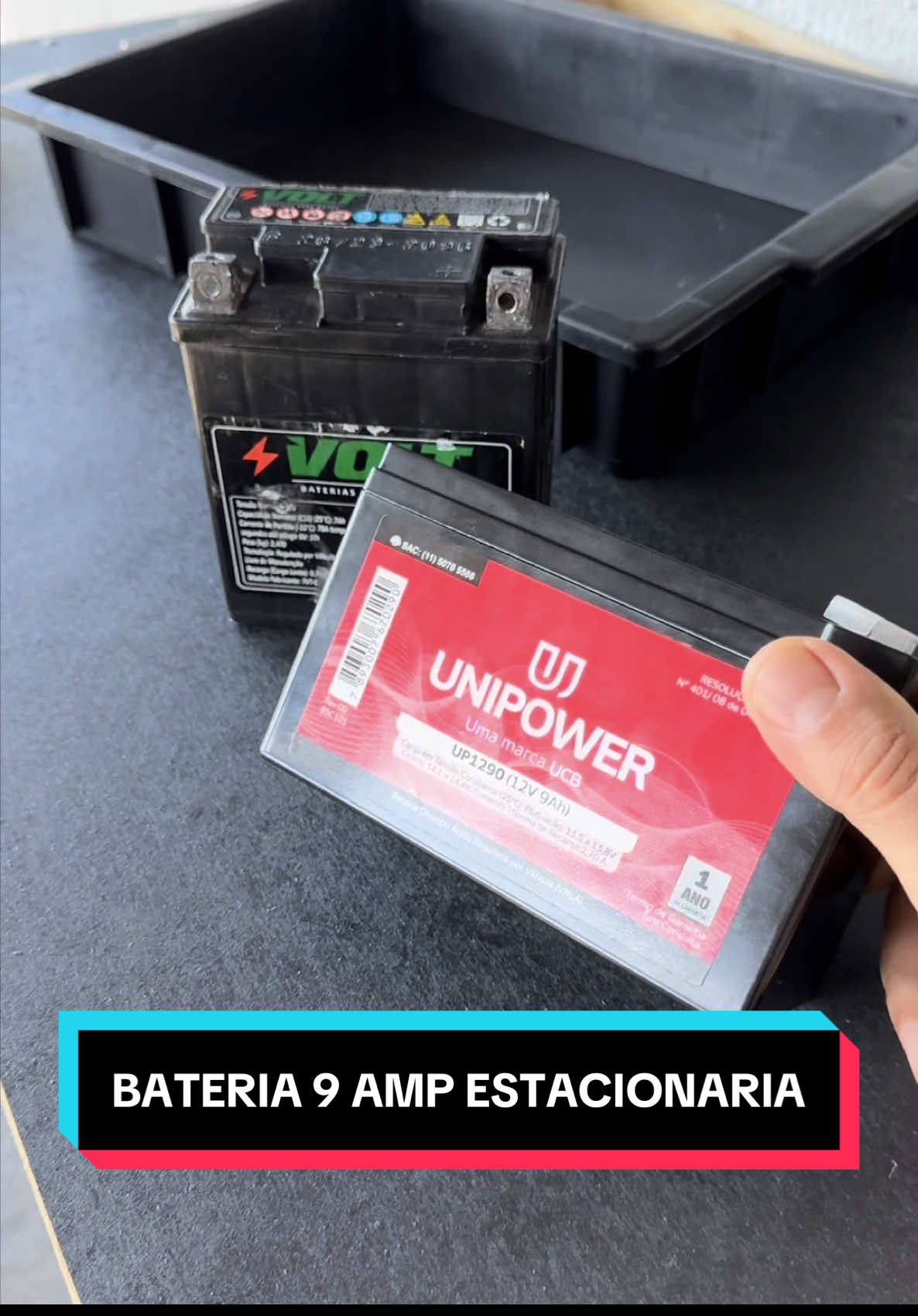 BATERIA ESTACIONÁRIA 🔥 Salve galera boa pá noix🫡 Hoje chegou bateria que vou adaptar na minha titan 150 esd 2008 essa é uma bateria estacionária de 9 amperes marca unipower e acredito que vai ficar muito top na moto pois usei essa bateria no som automotivo e aguentou muito 🔥 #mayconaragao #dicas #moto #top #honda #titan150 #fan150 #fan #ks #kse #es #esd #150 #150cc #titan #carburada #2008 #marcha #motor #bateria #estacionaria #unipower #maycon #motorzao #motorcycle 