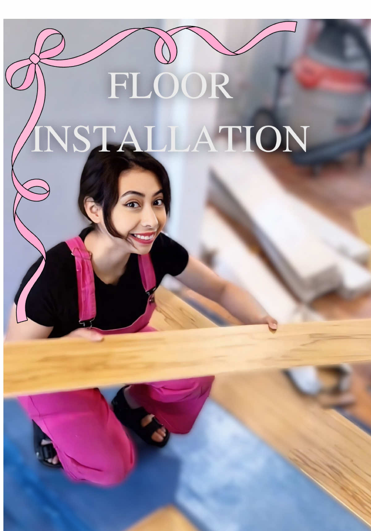 Kitchen Remodeling is slowly coming together ✨🔨  Millennial grey was thrown up all over our entire home. When we got these floors 7 years ago it was not grey enough for us 😅  . . . ##homeimprovement##millennial##millennialgrey##diyhomeprojects##flooringinstallation##DIY