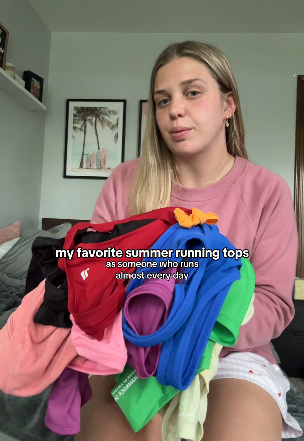 running tops for the summer!!🌞 i linked dupes in my amazon storefront (similar price, style & material) to make it easier :)  #runningtops #runningoutfit #tanktops #runnergirl #outfitreview #summerrunning #runningclothes #workoutclothes #fitnessmotivation @Constantia Gear + Apparel #cuterunningfit @Fabletics @aerie @lululemon @Champion 