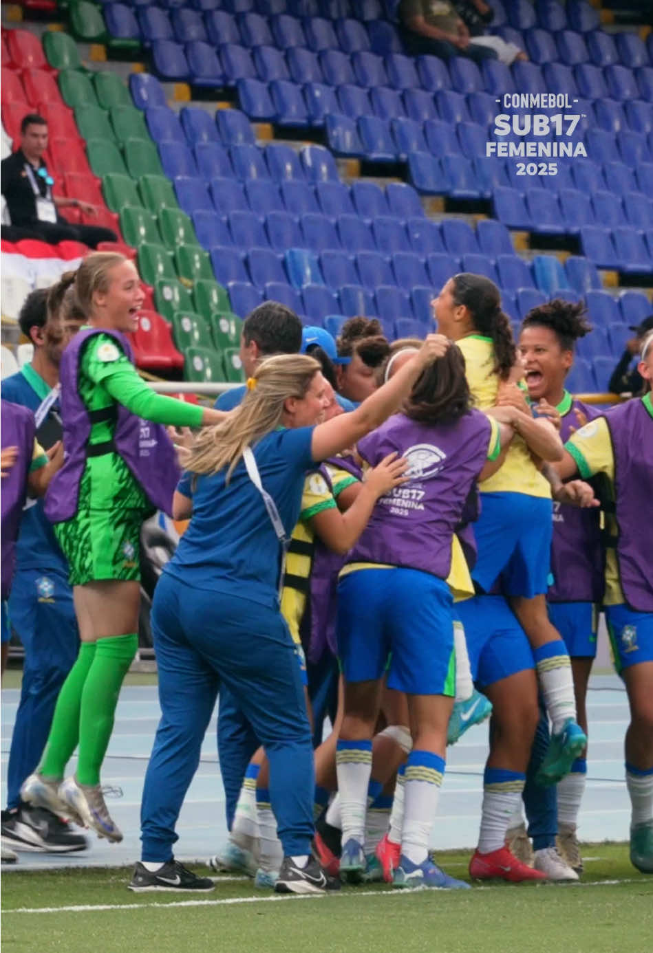 Em primeiro plano com o gol de Evelin 🏆⚽️ CONMEBOL #Sub17Fem
