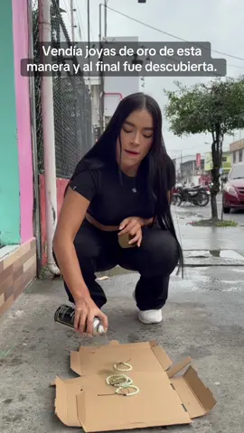 Vendía joyas de oro de esta manera y al final fue descubierta. #mexico #usa 