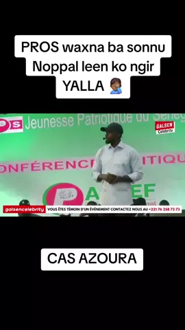 Lii la PROS waxoon. C'est au partisans et sympatisants de PASTEF de revoir leurs attitudes. #pourtoi #ousmanesonko #presidentdiomaye 