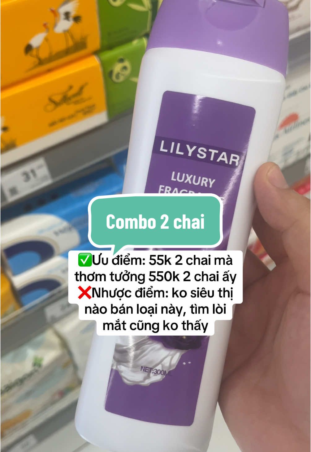 Tìm ngoài siêu thị muốn lòi con mắt không thấy #suatam #suatam3in1 #suatamnuochoa #lilystar #linhsieuthi 