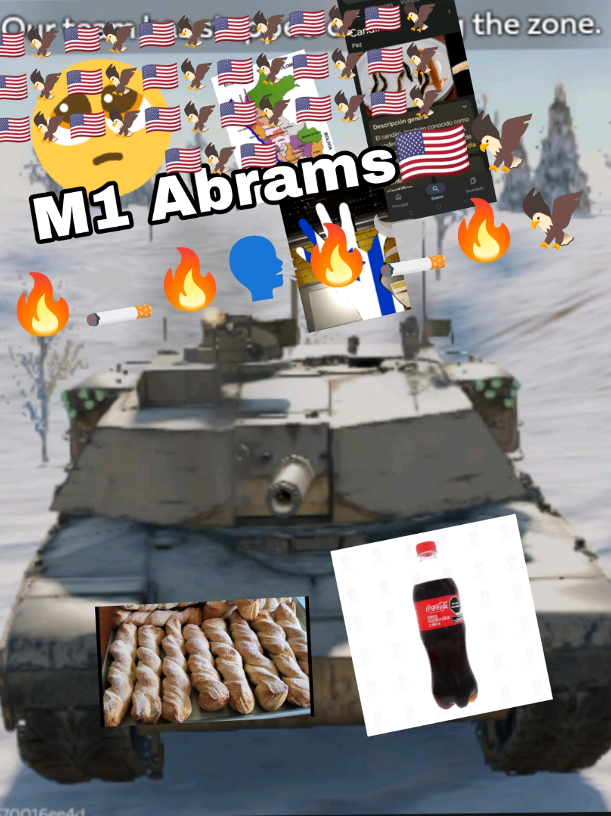 M1 Abrams WarThunder Mobile ‼️🔥🚬🦅🇺🇸🚬🔥🗣️ #fyp #foryou #fypシ゚  #warthunder #thunderwar #warthundermobile #gameplay #loquendo #humor #tanques 
