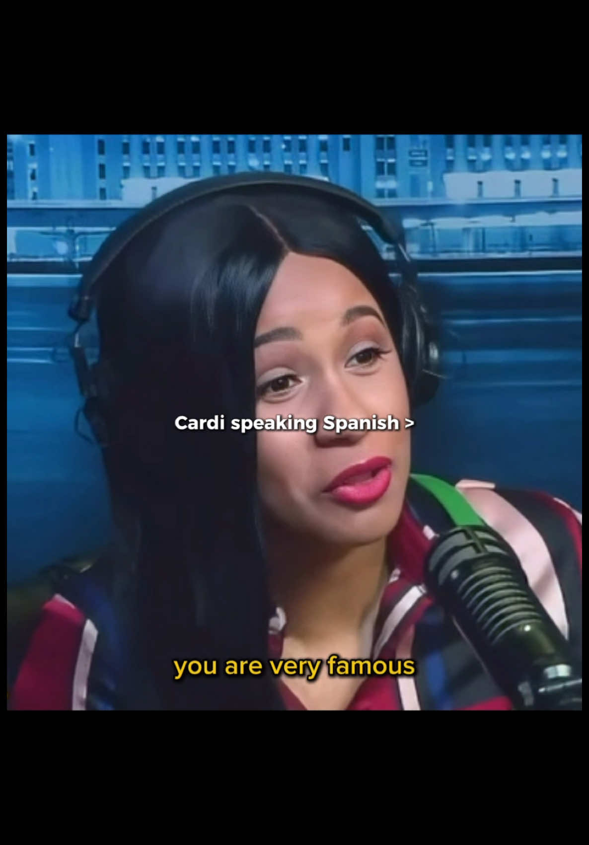 Cardi speaking Spanish ✨ #fyp #foryou #viral #trending #cardib 