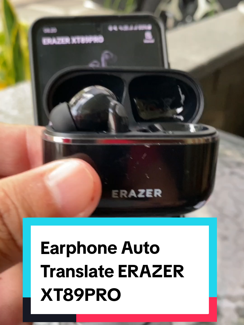 Membalas @jastip_kita Earphone Auto Translate ERAZER XT89PRO #earphoneautotranslate #erazerxt89pro #caramenggunakanerazer #carasetingerazer 