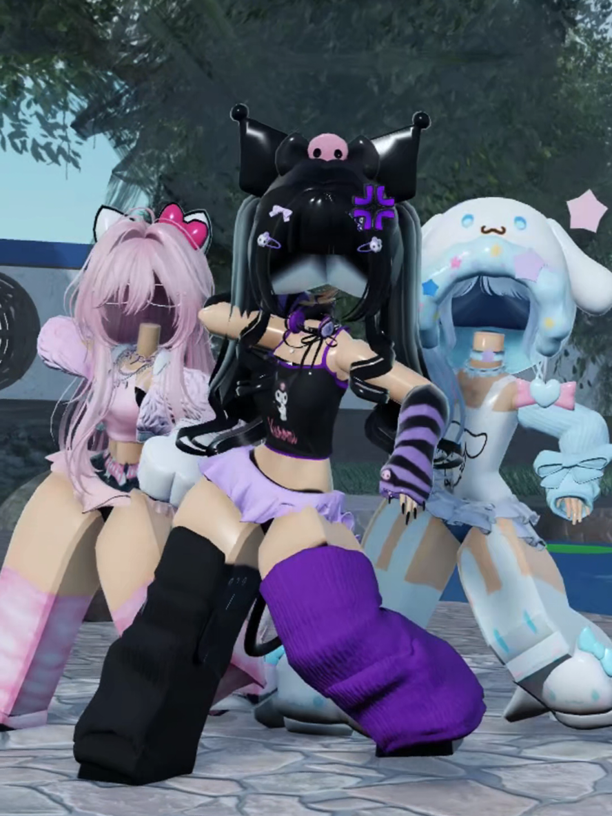 Sanrio gang 💜💙💗 Cd: @Snow_official  With: @pepp_err 🌸 @stridefairofficial ✨️ Dance: Is this love Game: RH Dance Studio #trend #fyp #rhdancestudio #robloxtiktok #robloxdance #robloxoutfits #robloxfypシ #robloxtrend #robloxfyp #roblox #robloxedit #rhdancestudioroblox #rhd #foryoupage 