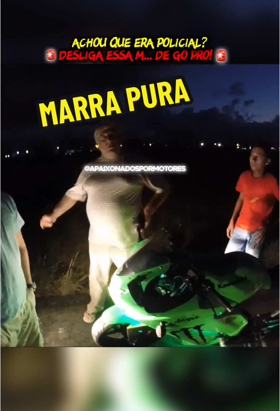 ARRANCOU A CHAVE SEM SER POLICIAL!🚨#4k #brazil #policial #policia #moto #viral_video #fyp 