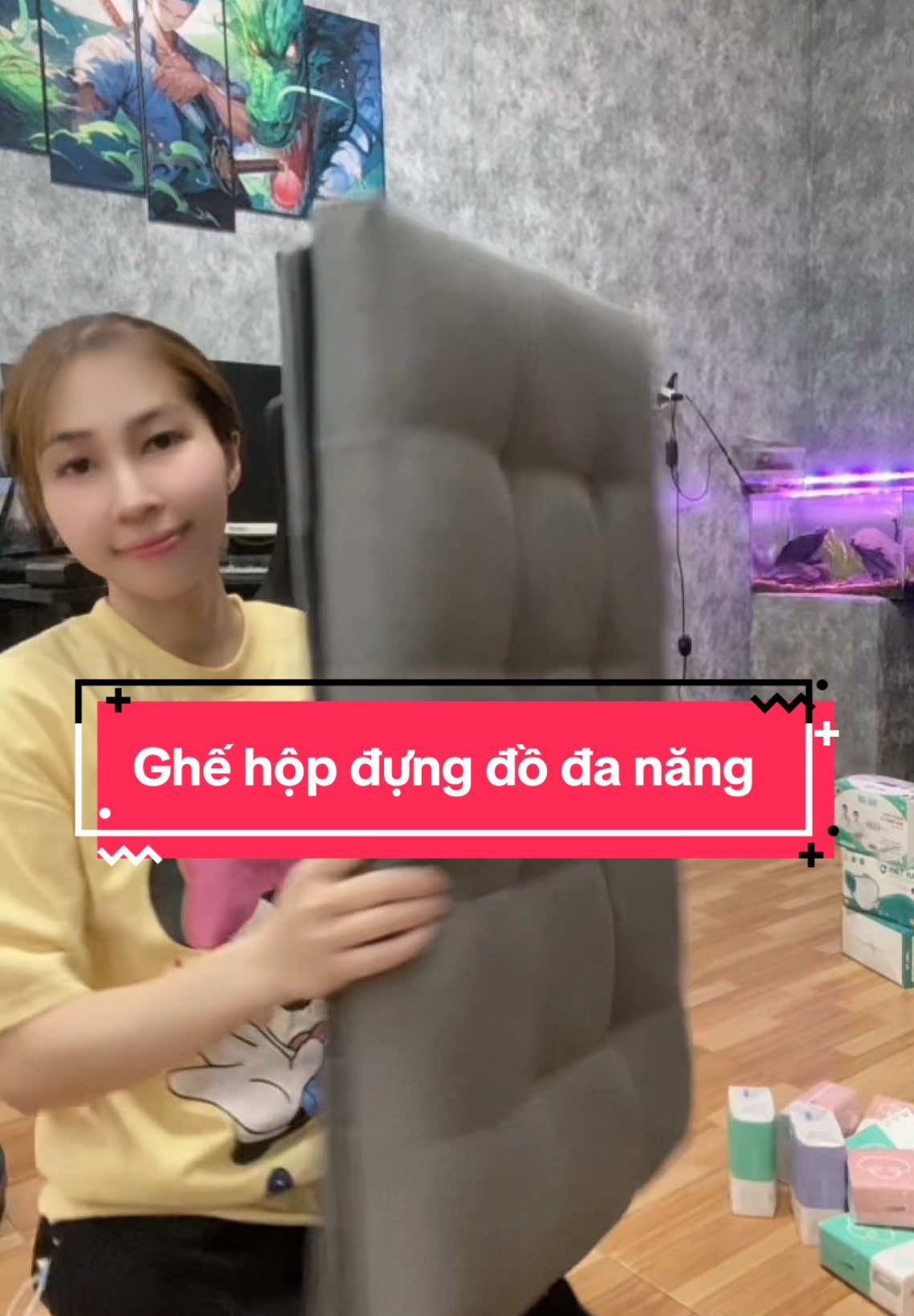 Ghế hộp đựng đồ đa năng vừa làm ghế sofa ngồi vừa làm hộp đựng đồ rất tiện lợi.phù hợp trong gia đình.#ghehopdungdo #ghesofa #giadungtienich #xuhuong #thuunbox 