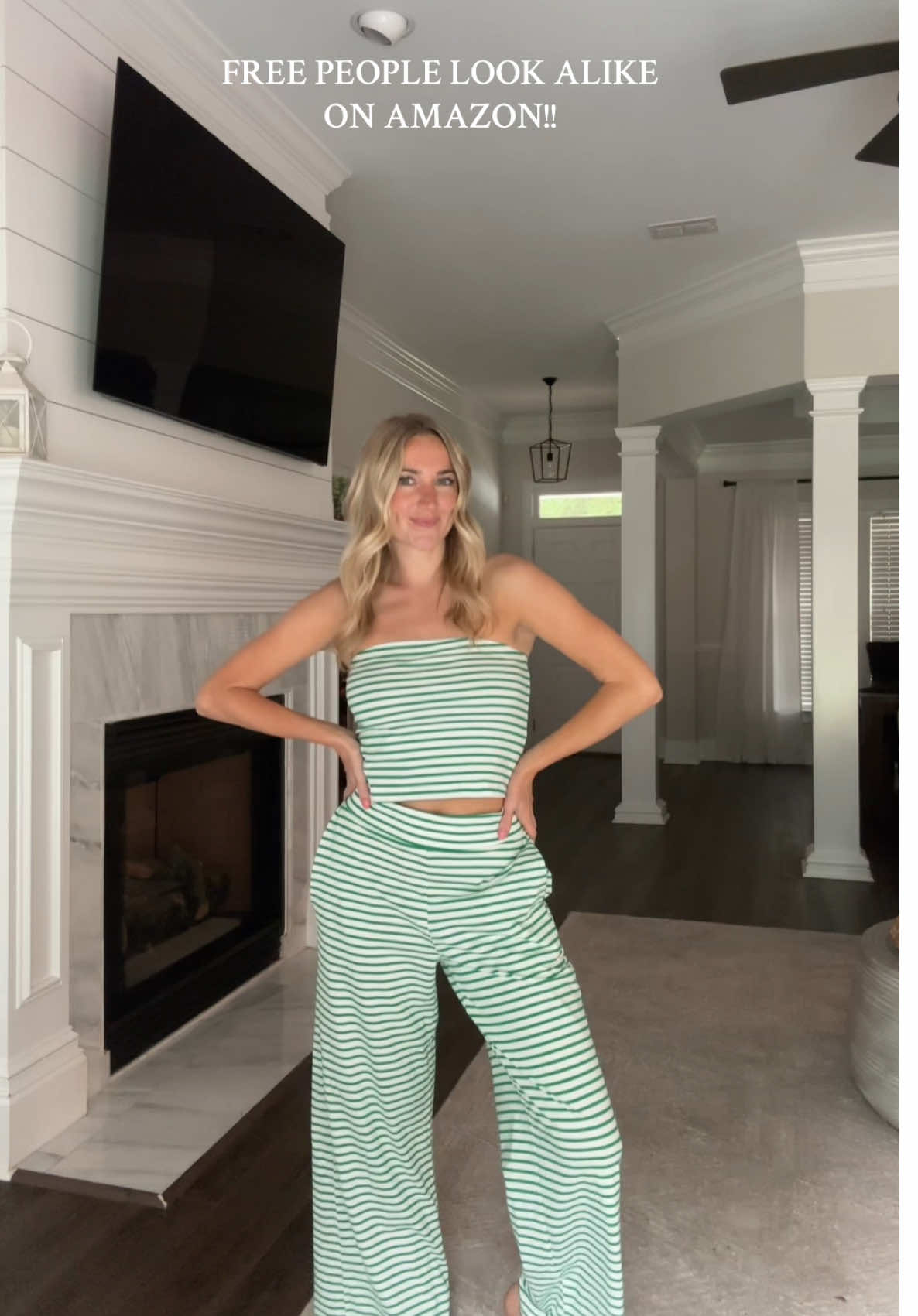 free people for lesssss!! literally the cutest lounge set for summer 🤩 🔗 in my bio!! #freepeople #amazonfinds #amazonhaul #amazon #amazonmusthaves #fyp 