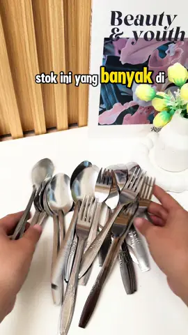 Sendok garpu #fypシ゚viral #viraltiktok #sendokgarpu #sendokgarpuset #sendokmakan #sendokstainless #sendoklusinan 