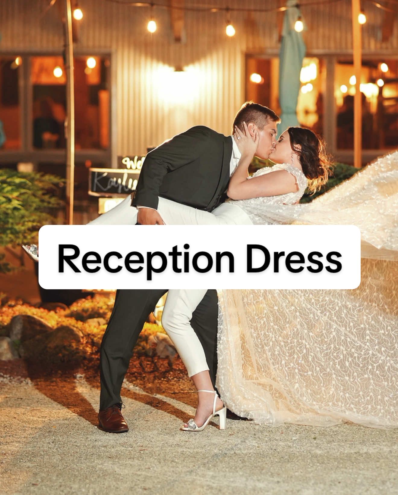 Replying to @cee kay I LOVED my reception dress! It is from @rimearodaky ! 